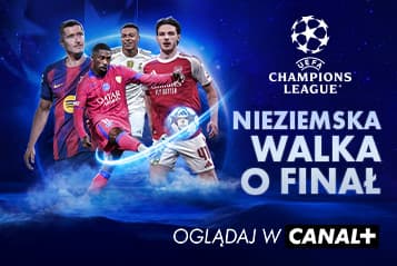 Canal+ - baner promujący UEFA Champions League