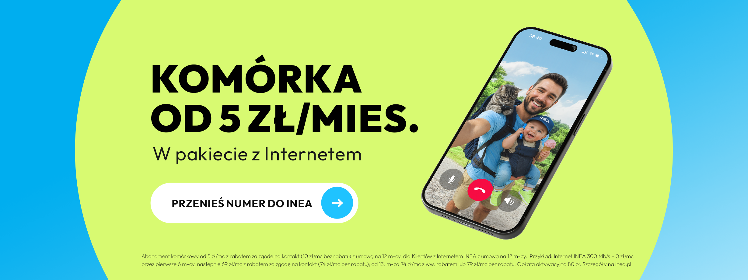 Telefon od 5 zł | INEA